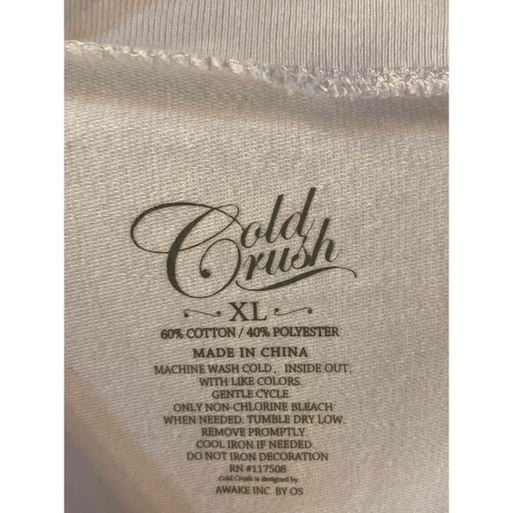 Cold Crush Cat Kitten Santa Hat Xl juniors Meowy Christmas sweatshirt - Picture 2 of 6